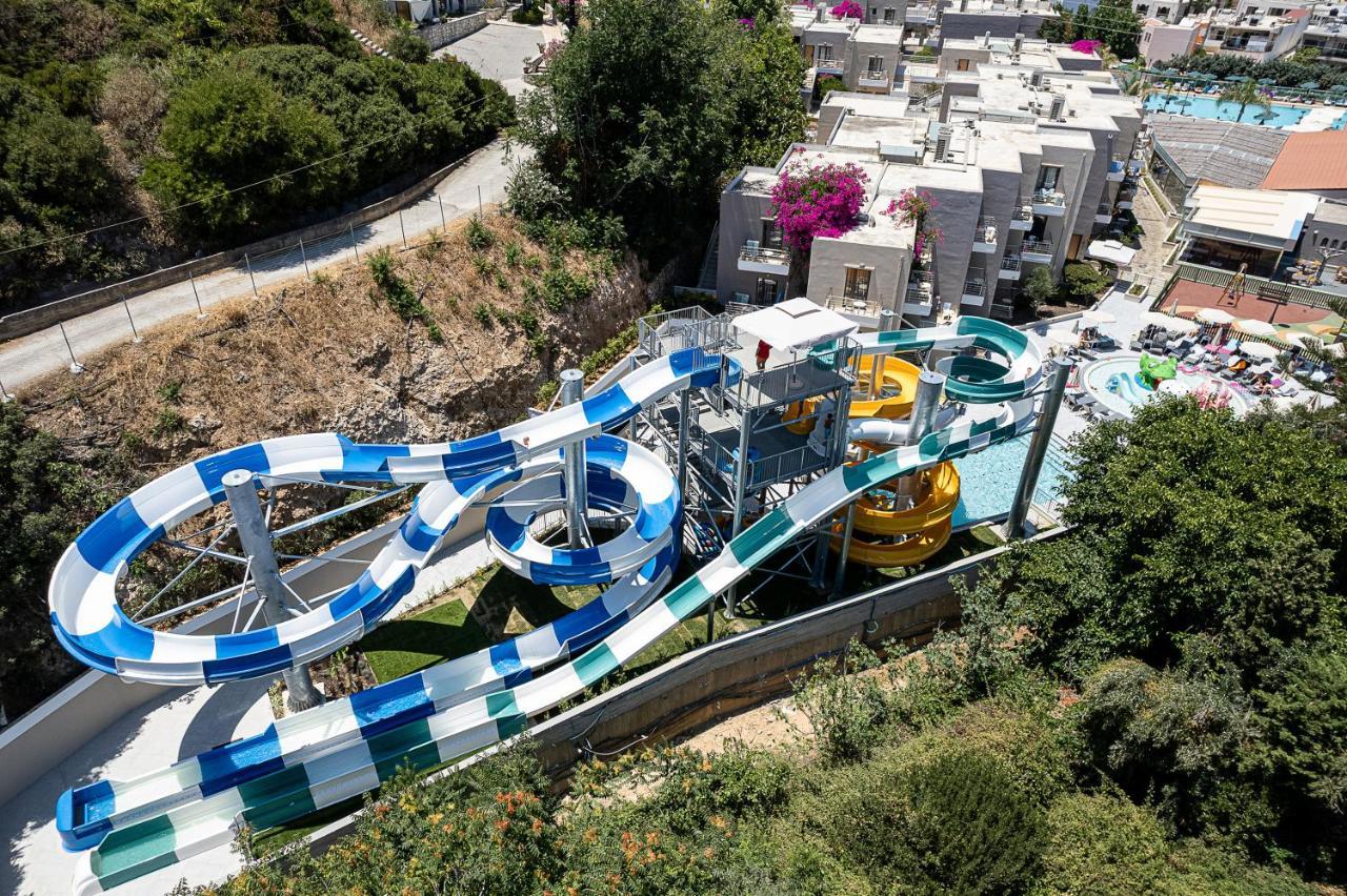 Porto Platanias Beach Resort & Spa Exterior foto Aerial view of the water park