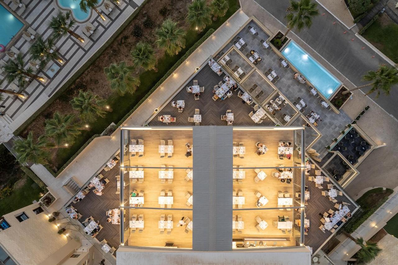 Porto Platanias Beach Resort & Spa Exterior foto Aerial view of the hotel