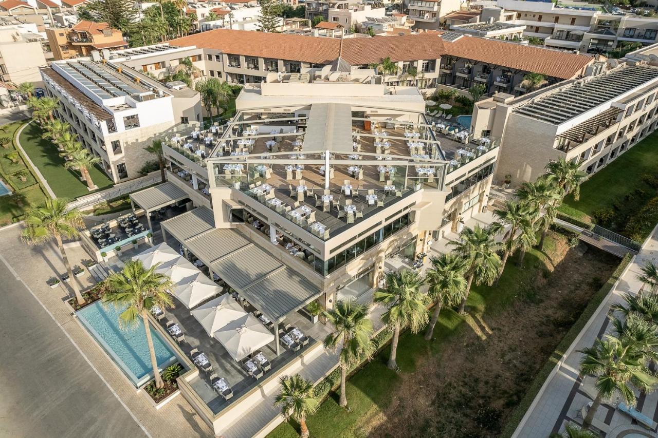 Porto Platanias Beach Resort & Spa Exterior foto Aerial view of the hotel