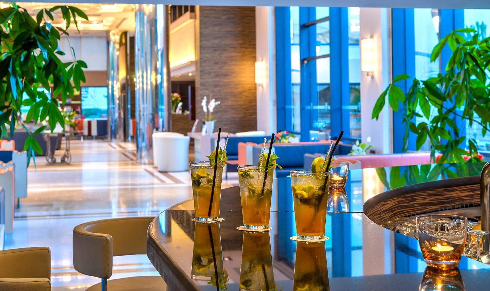 Porto Platanias Beach Resort & Spa Exterior foto Lobby