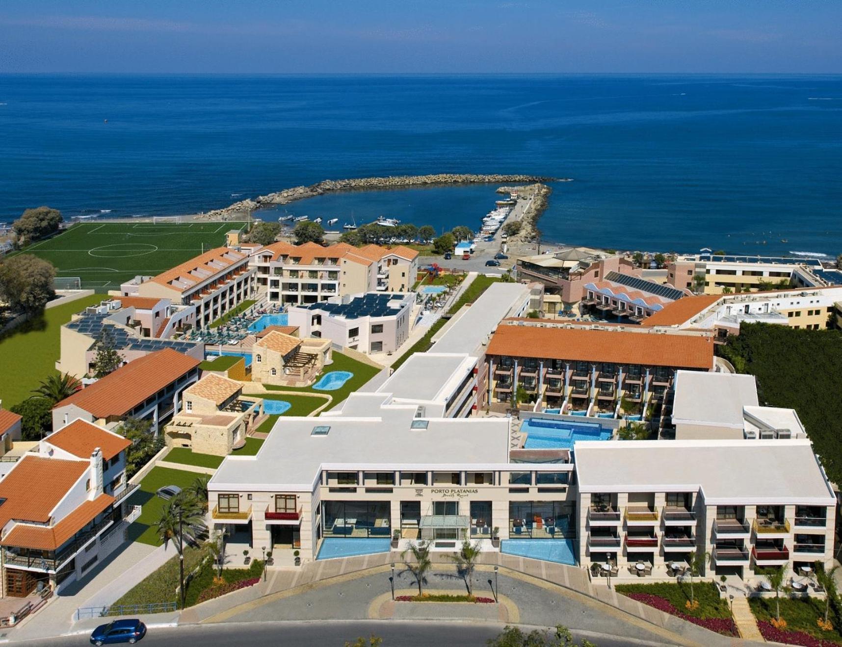 Porto Platanias Beach Resort & Spa Exterior foto Nissi Beach Hotel
